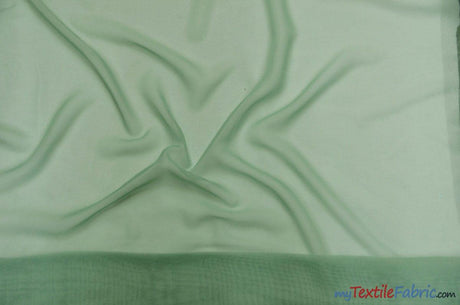 Polyester Chiffon Fabric - Super Soft, Flowy, Sheer, 58/60" Width, 100% Polyester (By The Continuous Yards & Bolts)