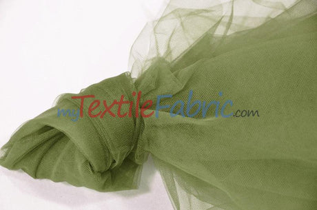 Bridal Tulle Illusion Nylon Tulle Fabric - Sheer Soft Bridal Veil, 108" Width (50 Yard Bolt)