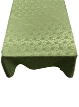 Roses Jacquard Satin Fabric - Rose Pattern, 60" X 108" (1 Piece)