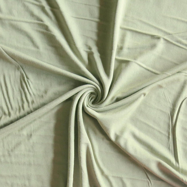 Bamboo Lycra Jersey Knit Fabric - Sage Green