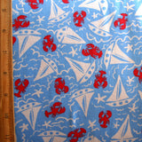Microfiber Boardshort Fabric Summer Sailing Blue