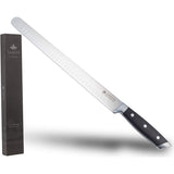 Saken 12" Hollow/Granton/Duo Edge Slicing Carving Knife, German Stainless Steel