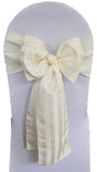Jacquard Chair Sash Sample 7.5x108 Ivory