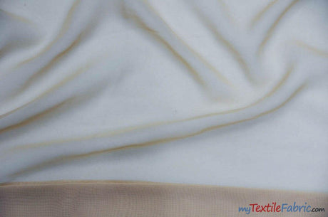 Polyester Chiffon Fabric - Super Soft, Flowy, Sheer, 58/60" Width, 100% Polyester (By The Continuous Yards & Bolts)