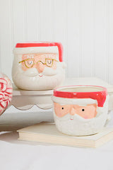 4.25" - 5" Santa Ceramic Pot