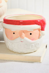 4.25" - 5" Santa Ceramic Pot