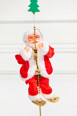 43" Tall Climbing Santa on Rope