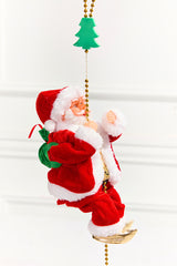 43" Tall Climbing Santa on Rope