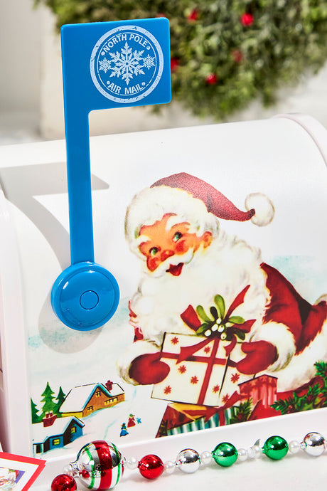 10" Santa's Enchanted Mailbox - White