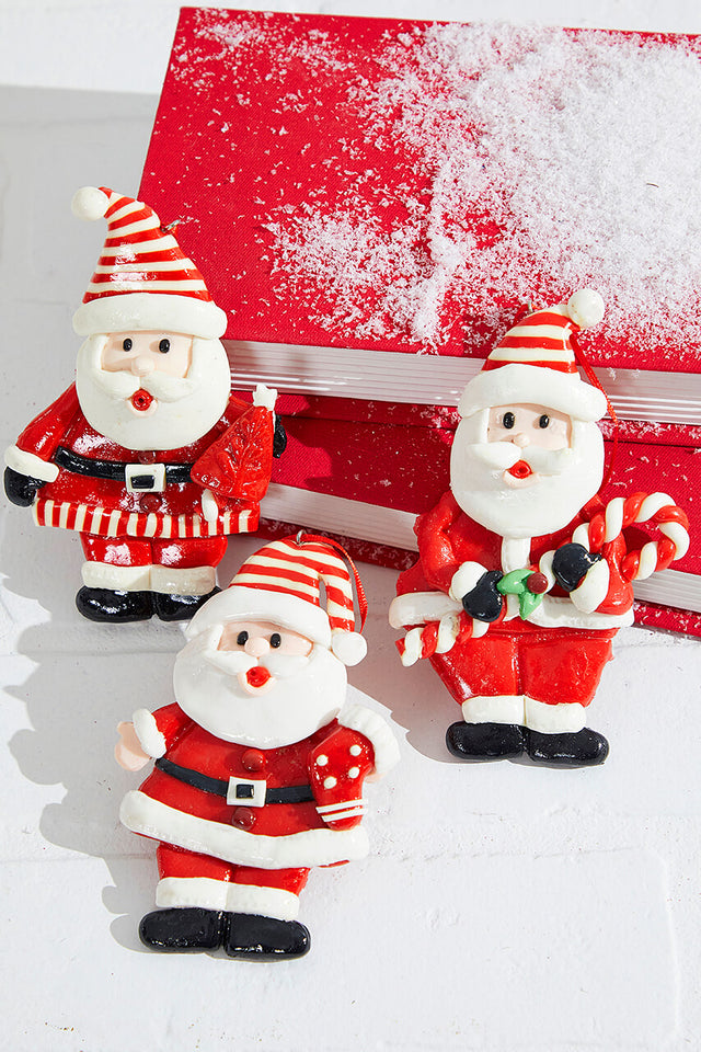 5" Santa Resin Ornament