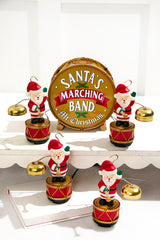 Santa’s Marching Band Animated Musical Holiday Christmas Tabletop Décor