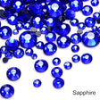 Hot Fix Rhinestones Sapphire Hot Fix Rhinestones - Sapphire Loose Rhinestones, SS6/2MM, SS10/3MM, SS16/4MM, SS20/5MM, SS30/6MM (Small Bag)