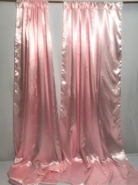 Satin Backdrops Polyester Satin Fabric - Shiny, Multiple Colors, 10' Width