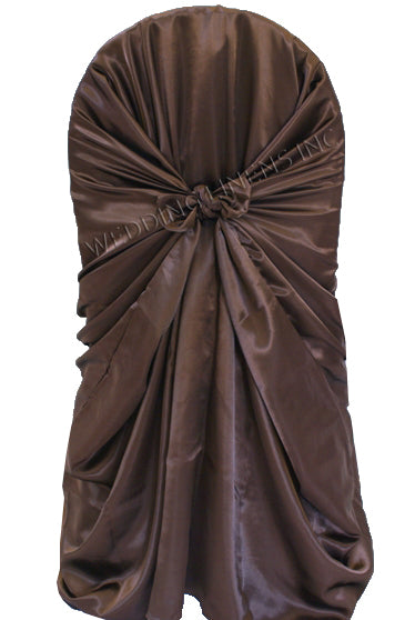 Satin Chair Cover Chocolate