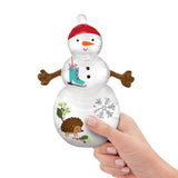 Foil Balloon Satin Woodland Snowman Mini Shape