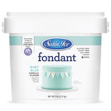Satin Ice Baby Blue Vanilla Fondant, 5 Lbs