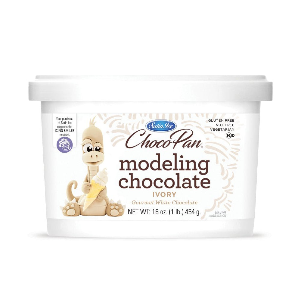 Satin Ice ChocoPan Ivory Modeling Chocolate, 1 Lb