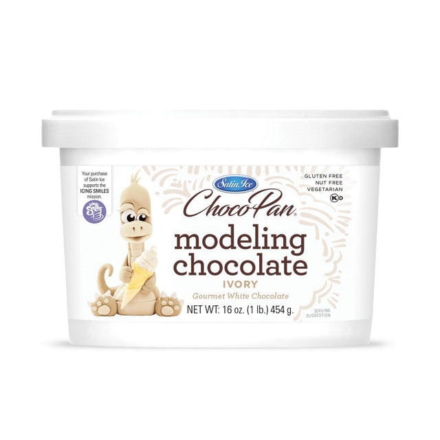 Satin Ice ChocoPan Ivory Modeling Chocolate, 1 Lb