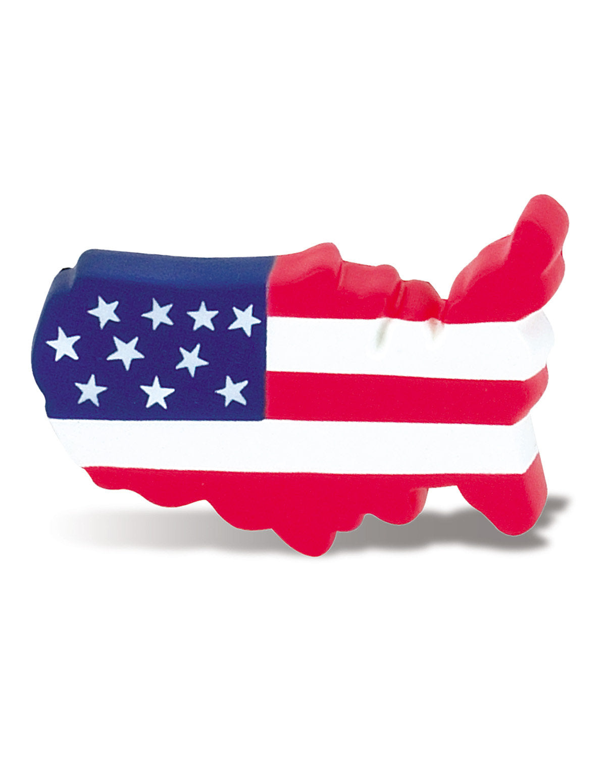 Patriotic USA Map Shape Stress Reliever