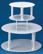 Scalloped Plate System - Plates White