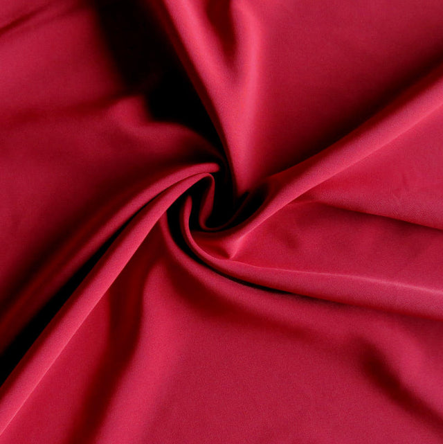Stretch Woven Fabric Scarlet Red