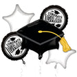 Balloon Bouquet Graduation White Bouquet