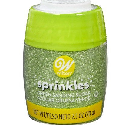 Wilton Light Green Sanding Sugar – 2.4 oz.