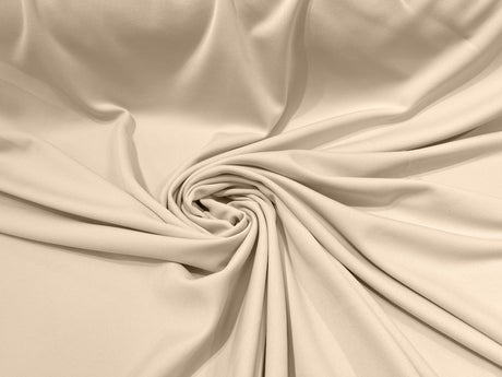 Scuba Double Knit Polyester Fabric - Solid Color, 58/60" Width, 180 GSM (1 Yard)