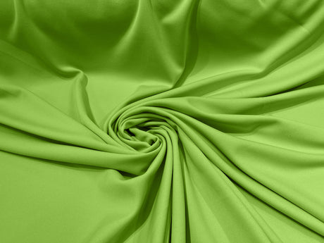 Scuba Double Knit Polyester Fabric - Solid Color, 58/60" Width, 180 GSM (1 Yard)