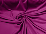 Scuba Double Knit Polyester Fabric - Solid Color, 58/60" Width, 180 GSM (1 Yard)