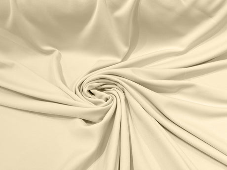 Scuba Double Knit Polyester Fabric - Solid Color, 58/60" Width, 180 GSM (1 Yard)