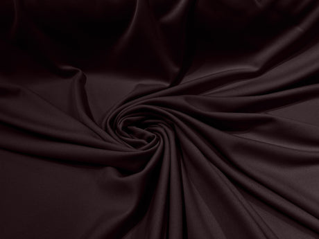 Scuba Double Knit Polyester Fabric - Solid Color, 58/60" Width, 180 GSM (1 Yard)