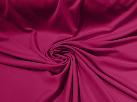 Scuba Double Knit Polyester Fabric - Solid Color, 58/60" Width, 180 GSM (1 Yard)