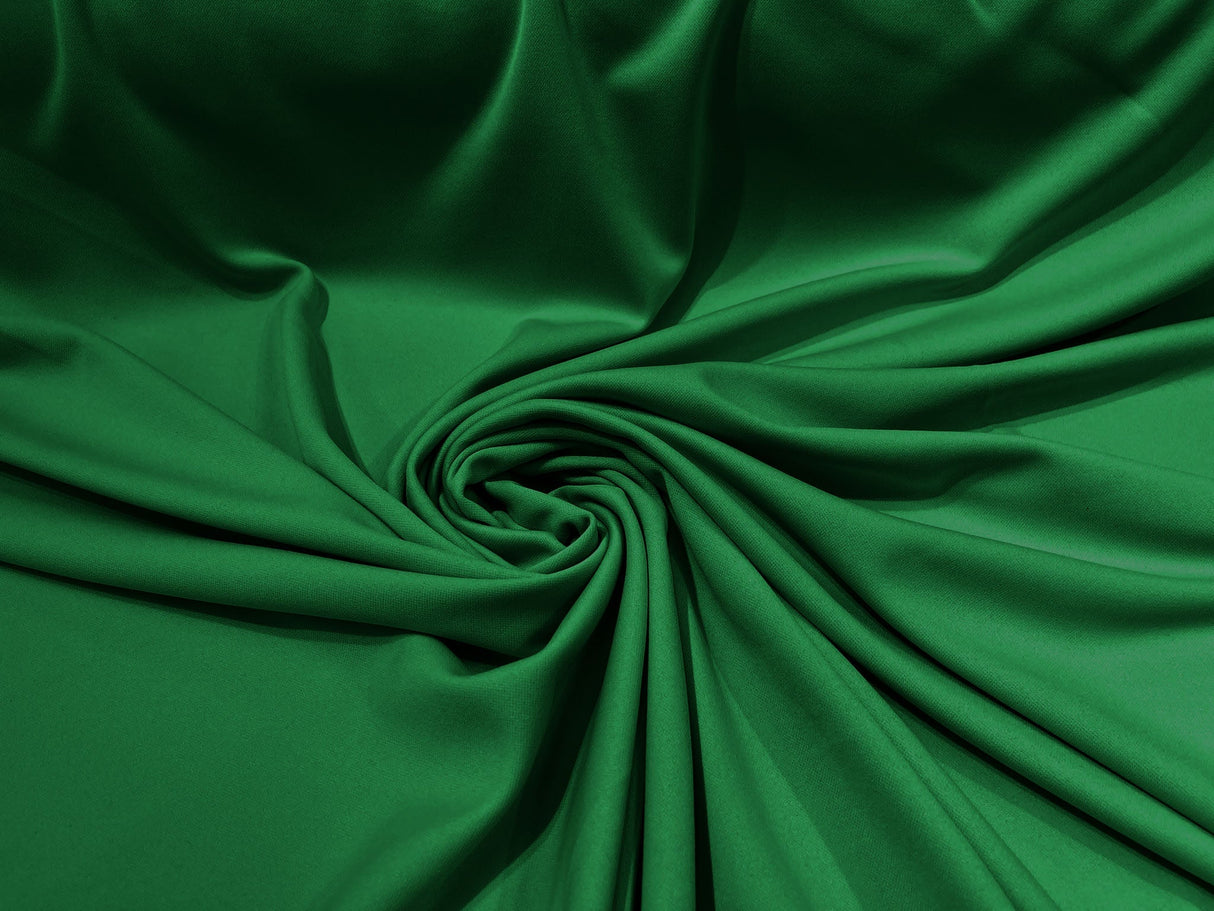 Scuba Double Knit Polyester Fabric - Solid Color, 58/60" Width, 180 GSM (1 Yard)