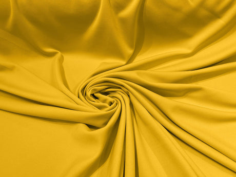 Scuba Double Knit Polyester Fabric - Solid Color, 58/60" Width, 180 GSM (1 Yard)