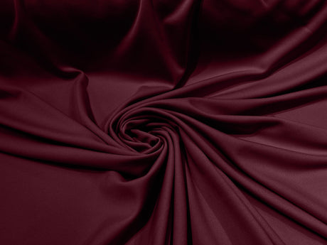 Scuba Double Knit Polyester Fabric - Solid Color, 58/60" Width, 180 GSM (1 Yard)