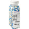 DecoPac Winter Frost Sprinkle Mix Quinsn Jimmies Sprinkles 24 oz. handheld container