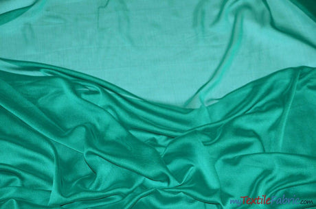 Two Tone Chiffon Polyester Fabric - Iridescent Sheer, 58/60" Width, Multiple Colors (Yards, Bolts, Sample Swatch)