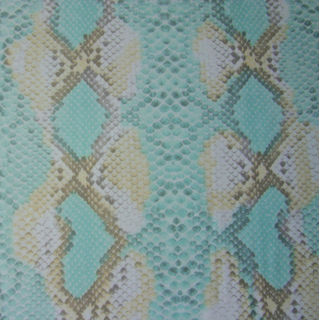 Swim Knit Nylon Lycra Seafoam Python UV Treated