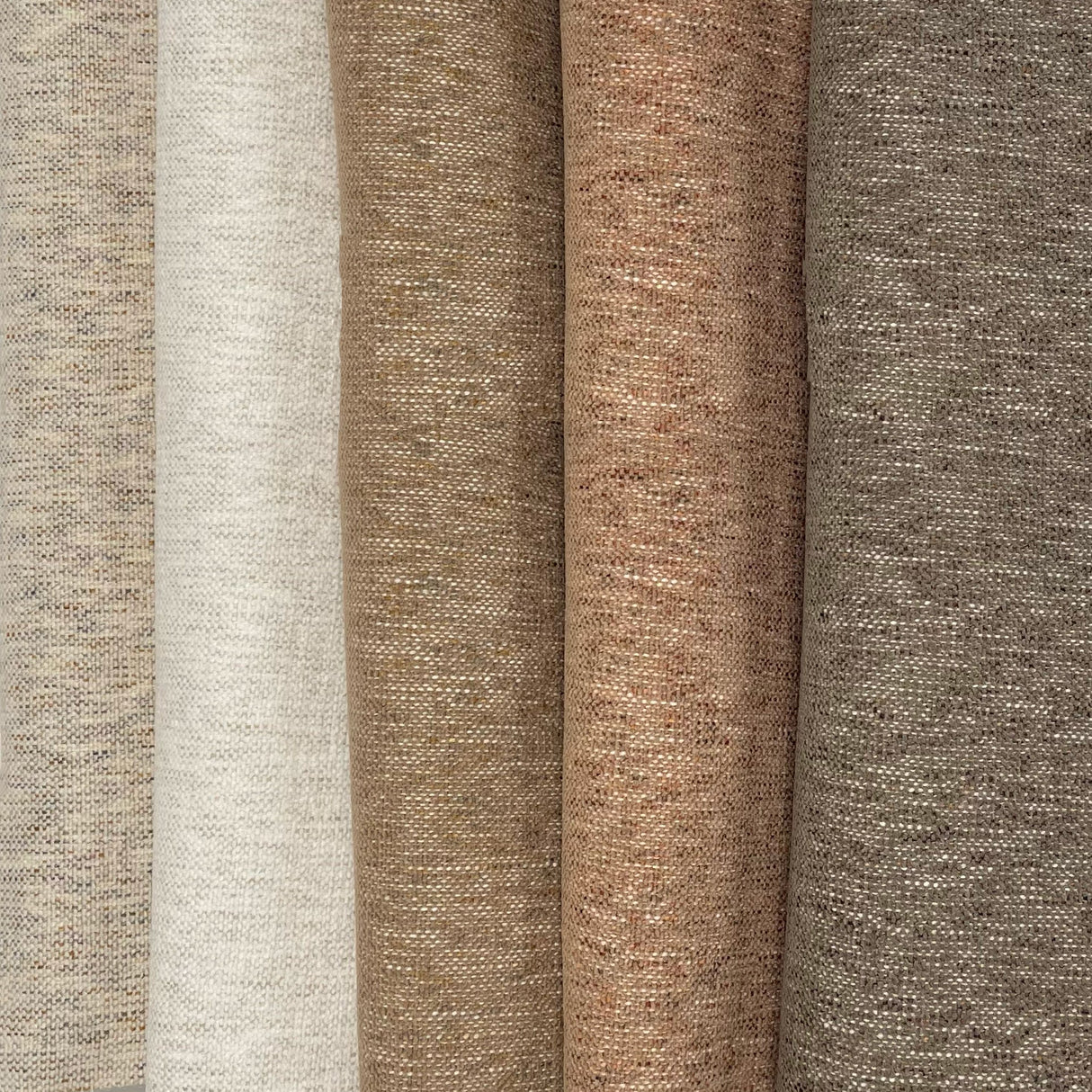 Textured Upholstery Fabric by the Yard - Selma Multi Tonal Plain