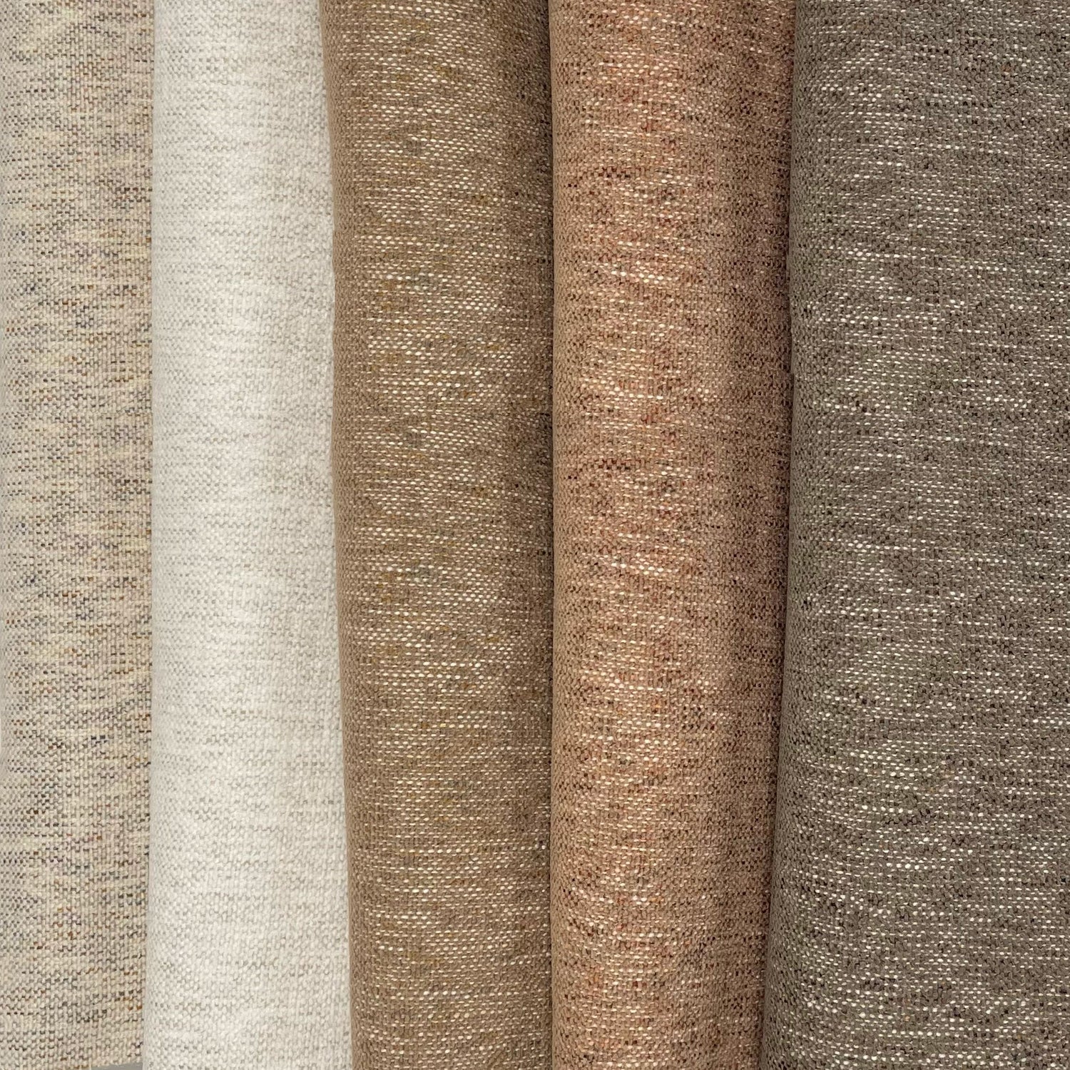 Textured Upholstery Fabric by the Yard - Selma Multi Tonal Plain