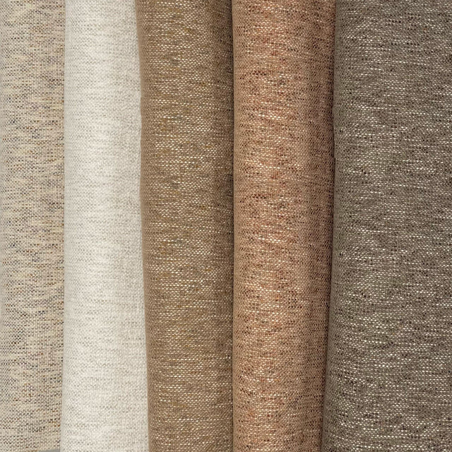 Textured Upholstery Fabric by the Yard - Selma Multi Tonal Plain
