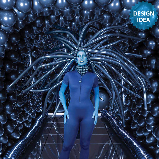 Latex Balloons Sempertex Reflex Galaxy Blue