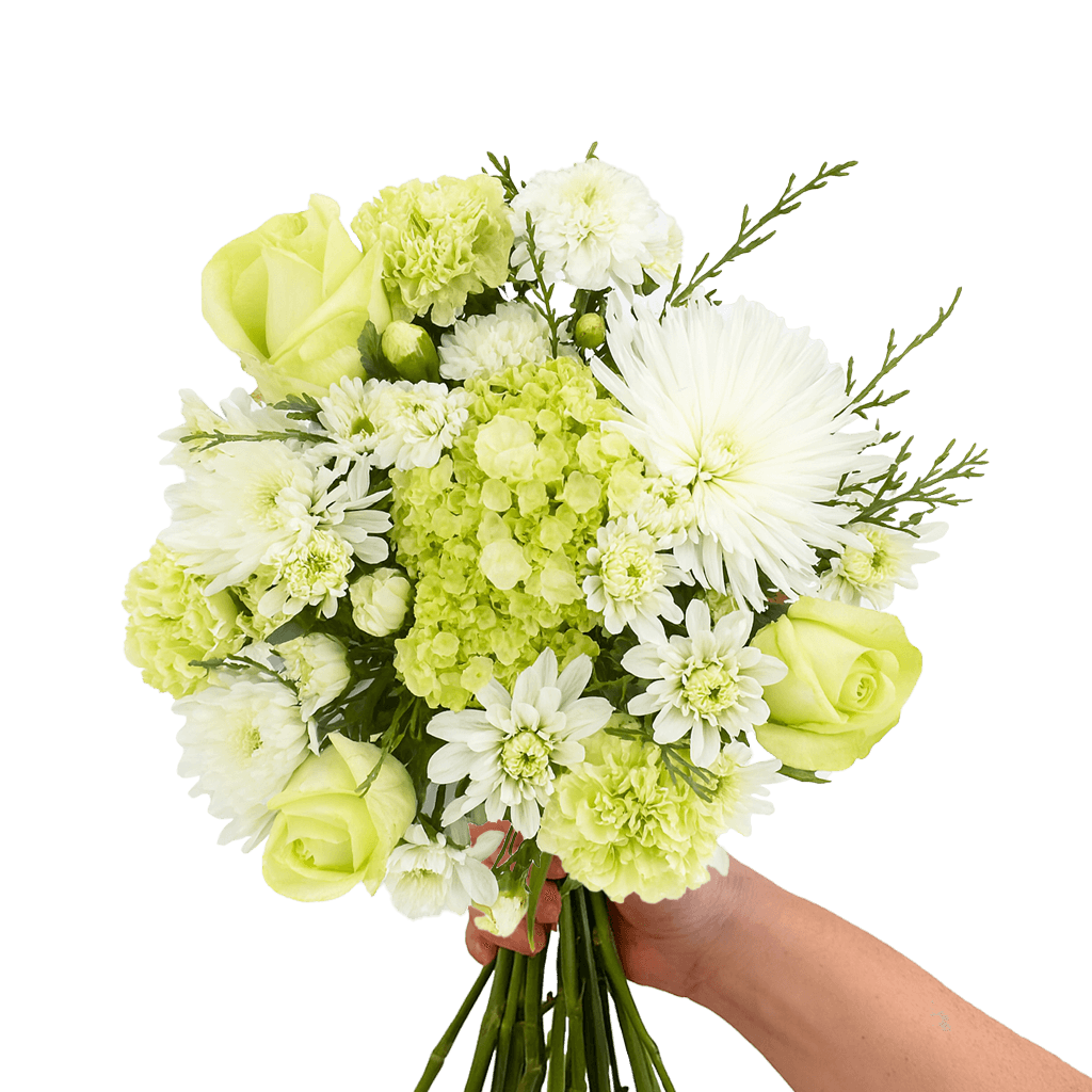 Christmas Snowflakes Flower Bouquets Fresh Arrangement Set