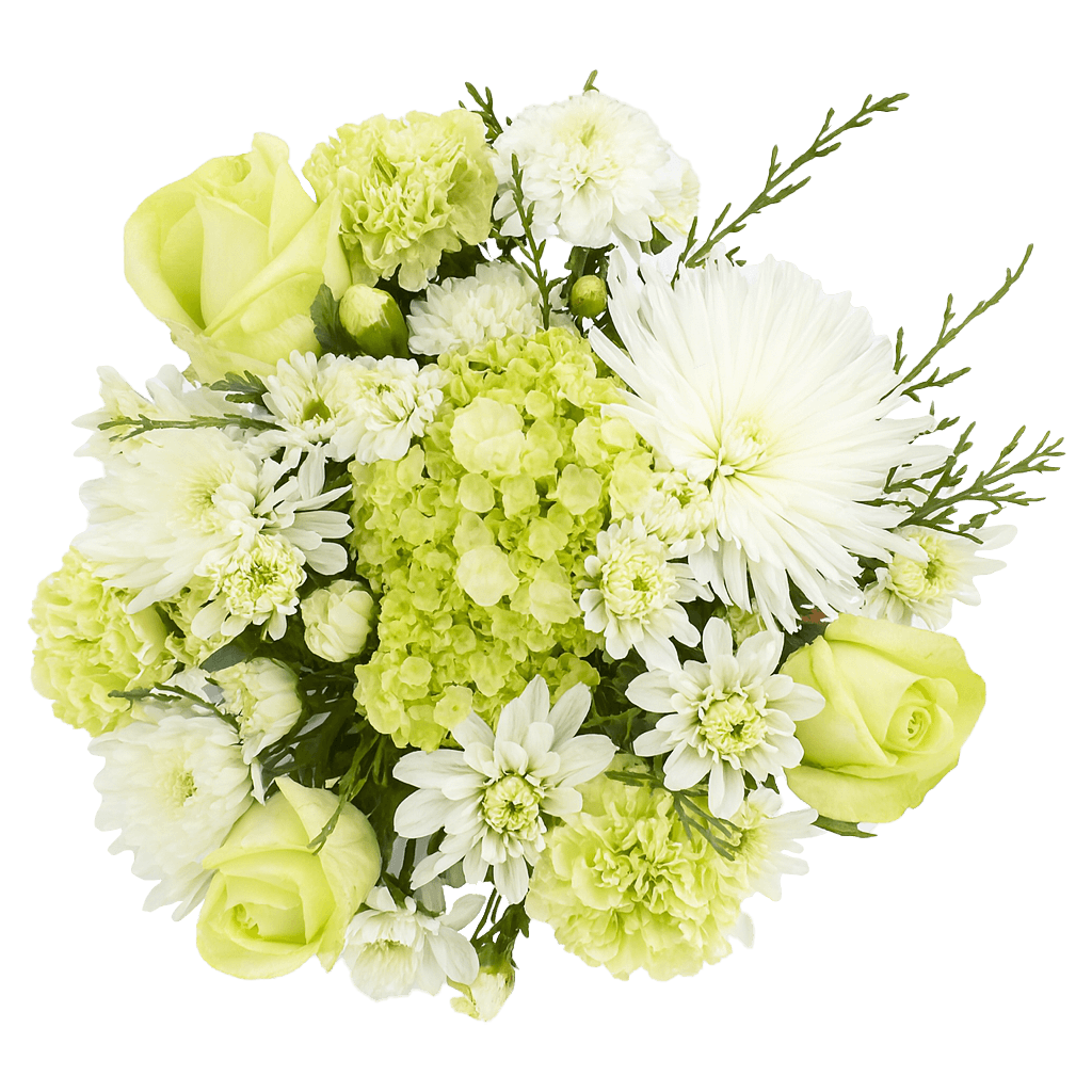 Christmas Snowflakes Flower Bouquets Fresh Arrangement Set