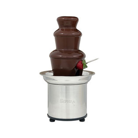 Sephra 16" Select Home Fondue Chocolate Fountain (Brushed Stainless Steel)