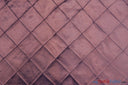 Taffeta Pintuck Fabric - 4" X 4" Diamond Pattern, 58" Width, Multiple Colors (1 Yard)
