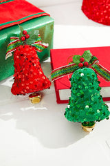 7 Inch Sequin Bell Ornament