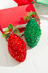 7" Sequin Finial Ornament