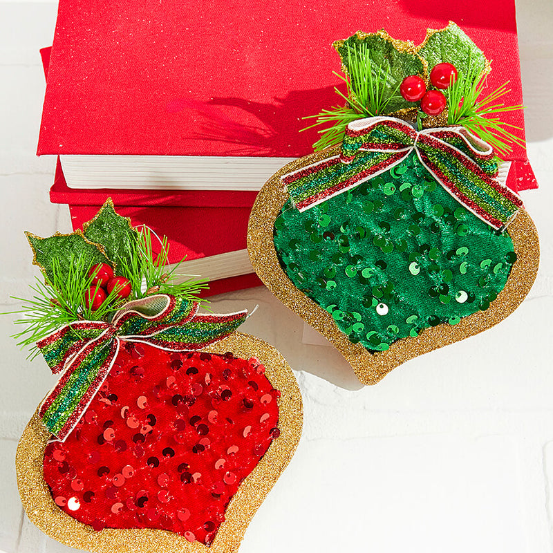 6" Sequin Onion Ornament